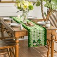 thumbnail image 4 of Dvkptbk Polyester Tablecloth Plaid Plank Table Flag St Paddy's Day Luck Patrick's Day Decoration Irish Spring Holiday Home Decoration, 4 of 6