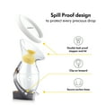 thumbnail image 4 of Medela Breast Milk Collector with Stopper, BPA Free Silicone, Manual, Suction Base and Lanyard, 3.4 oz, 4 of 8