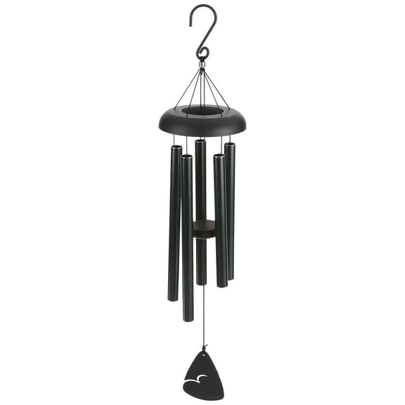 Carson Home Accents Signature Series Chimes 30-Inch Forest Green Fleck Chime