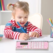 Mini Calculator Ruler Combo | 2-In-1 Straight Ruler and Electronic Calculator | Portable Learning Stationery for Students | Math Tool with 15Cm Scale for Drawing and Homework | Cute School Supply