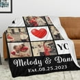 thumbnail image 3 of Personalized Picture Blankets with Family is Everything Custom Blanket with Picture for Mom Dad Grandpa Grandma Daughter Son Customized Throw Blankets for Thanksgiving Christmas, 3 of 6