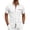 White, variant on Button Down Shirts for Men Short Sleeve Collared Polo Shirts Summer Causal Breathable Tees with Pocket, M
