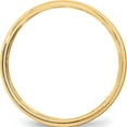 thumbnail image 3 of 14K Yellow Gold 14Ky 5mm Ltw Milgrain Half Round Band Size 9 Made In United States ml050-9, 3 of 6