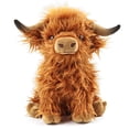 thumbnail image 1 of Peluche con forma de vaca de las Tierras Altas, 27,4 cm, color marrón, 1 of 7