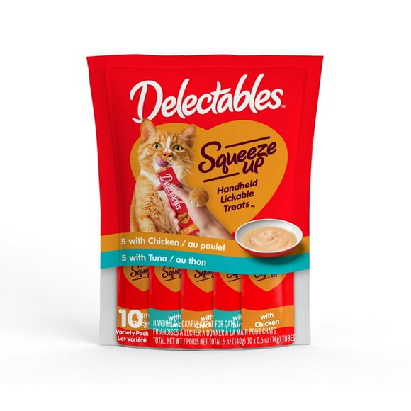 Delectables Chicken & Tuna Squeeze Up™ Cat Treat 10 Pack