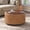 Brown, variant on Christopher Knight Home 30" Round Storage Ottoman with Wheels, Removable Wood Lid, Brown