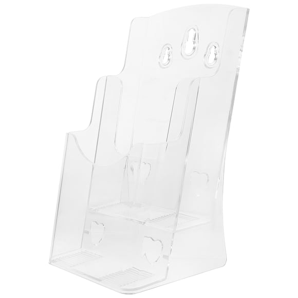 GOOHOCHY Estante de archivos montura de pared folleto de folleto de estante soporte de mesa de mesa de folleto
