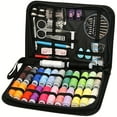 thumbnail image 1 of HLONK 100-Piece Sewing Kit with 24 Colors Threads  Needles & Accessories for Emergency Repairs  Travel Sewing Kit for Small Fixes, 1 of 7