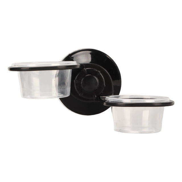 Reptile Water Feeding Bowl Improved Multipurpose Dual Fixed Reptiles Hanging Water Basin Feeder For Lizard Gecko Etc
