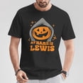 thumbnail image 2 of My Name Is Lewis Halloween Pumpkin T-Shirt Funny Spooky Fall Holiday Graphic Tee for Men Women Kids Perfect Costume Party Shirt, 2 of 3