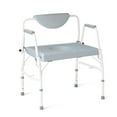 thumbnail image 7 of Medline Bariatric Drop-Arm Commode, Heavy Duty Steel Toilet Chair, 1,000 lb. Weight Capacity, 7 of 7