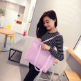 thumbnail image 3 of Women Solid Simple High Capacity Messenger Handbag Totes Satchel Shoulder Bags, 3 of 5