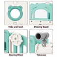 thumbnail image 6 of Pirecart 10-in-1 Slide Set for Kids Age 3+, Toddler Climber Slide Set with Ball, Drawing Board, Non-Slip Steps, Indoor Outdoor Playground, Green White, 6 of 8