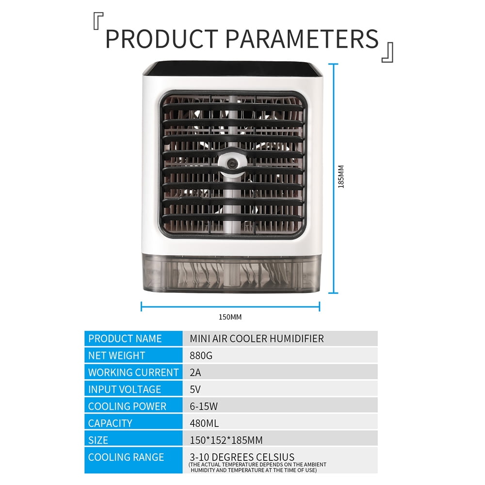arctic air cooler specs
