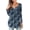 A4-Cashew Blue, variant on a.Jesdani Women's Plus Size Tunic Tops Long Sleeve V Neck Casual Blouses m-4x