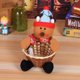 thumbnail image 3 of Matsuzay Cesta de almacenamiento de dulces de Feliz Navidad Decoración de Navidad Cestas de almacenamiento de Papá Noel Kits de decoración para fiestas Fulvo S Matsuzay JR1136-03, 3 of 6