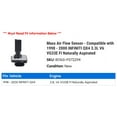 thumbnail image 2 of Mass Air Flow Sensor - Compatible with 1998 - 2000 INFINITI QX4 3.3L V6 VG33E FI Naturally Aspirated 1999, 2 of 2