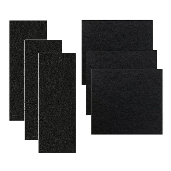 Qzbhct 3 Activated Carbon Filters for Hooded Cat Litter Box Pans, 3 Activated Carbon Filters for Nature's Miracle Cat Litter Box