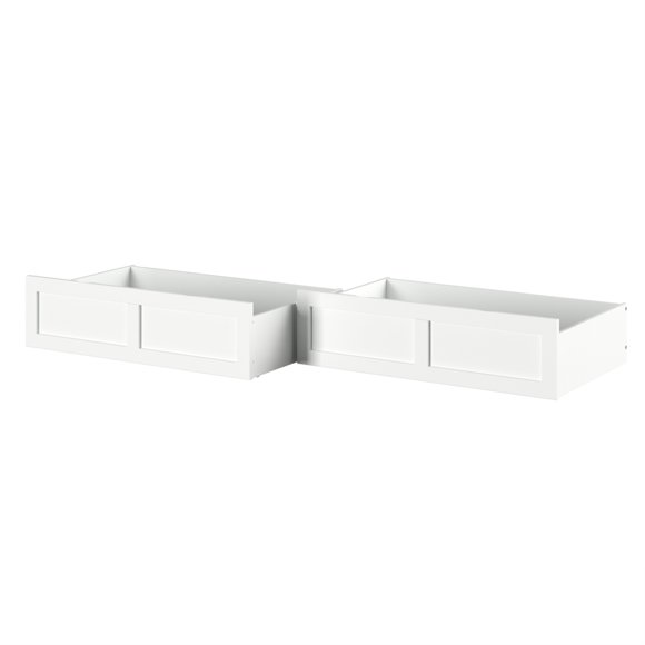 Drawers set of 2 Twin in White