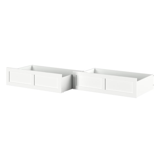 Drawers set of 2 Twin in White