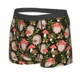 thumbnail image 2 of Haiem Edgehog and Mushrooms Men's Boxer Briefs, Every Day Comfort Stretch Cotton Moisture-Wicking Underwear-Large, 2 of 9