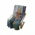 thumbnail image 4 of Venice Soft Flannel Fleece Throw Blanket, Watercolor Painting of Venice Serene Cityscape Antique Gondolas Scenic, Cozy Plush for Indoor and Outdoor Use, 60" x 80", Peach Pale Blue Red, by Ambesonne, 4 of 6