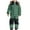 3-Green, variant on Snowsuit Children's Boys Ski 12 To 18 Month Boy Clothes Suit Thermal Ski Overall Winter Warm Snow Overall Windproof Winter Suit with Removable Hood Mud Suit Outdoor Softshell Suit