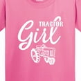 thumbnail image 4 of Inktastic Tractor Girl Youth T-Shirt, 4 of 5