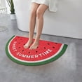 thumbnail image 4 of Hearth & Gear Festival Decoration Floor Mat Party Decoration Floor Mat Spring Floor Mat Watermelon Half Round Floor Mat Throw Blanket with Matching Pillows Little Carpet Rugs for Living Room 5x7 Area, 4 of 7