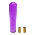 thumbnail image 1 of Perilla de cambio de coche Unique Bargains 20cm Perilla de cambio frontal universal para vehículos automáticos y manuales de acrílico púrpura con 2 adaptadores 1 set, 1 of 6