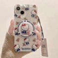 thumbnail image 3 of Sanrio funda de teléfono con soporte magnético para iPhone, carcasa dura de carga inalámbrica Magsafe para iPhone 16, 15, 14, 12, 11 Pro Max, 13 Mini, 3 of 5