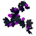 thumbnail image 2 of EUDIDV Ghost Lights Halloween USB Black Maple Leaf Eye Light String Ghost Festival Horror Mood Decoration Thanksgiving Small Light Decorative Lights, 2 of 6