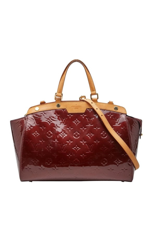 Pre-Owned Louis Vuitton Monogram Vernis Blair MM Handbag Shoulder Bag 2WAY M91690 Rouge...