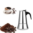 thumbnail image 2 of Clearance Promotion Stainless Italian Pot Coffee Pot Foreign Trade Hot European Coffee Pot, 2 of 9