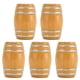 thumbnail image 1 of 5 Pcs Miniature Wooden Beer Barrels Set, 1:12 Vintage Model for Dollhouse, Dollhouse Accessories, 1 of 1