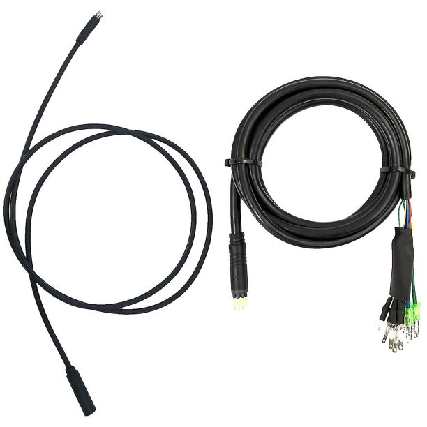 Cable extensor de bicicleta eléctrica de 9 pines de 60 cm con cable conector de bicicleta eléctrica de 130 cm