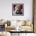 thumbnail image 2 of DIY 5D Diamond Painting Kit (For Adults) Diamond Painting "Christmas Cat" - Full Diamond Crystal Rhinestone Embroidery Craft Kit, Can Be Used as Gift, Wall Decoration, 2 of 6