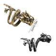 thumbnail image 3 of Jumpingount Juego de anillos de aleación Personalidad Estereoscópica En forma de animal Anillo masculino ajustable Suministros de joyería populares Ropa, zapatos y accesorios Miscelánea Bronce Jumpingount AP010678-02B, 3 of 6