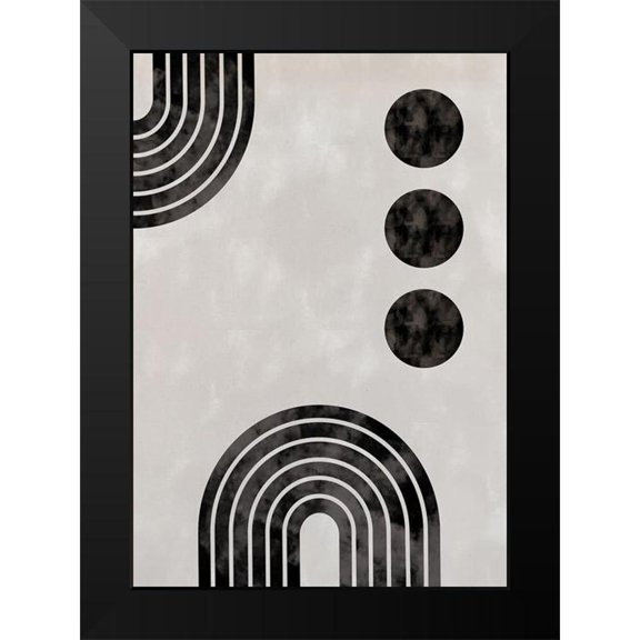 Artographie Studio 11x14 Black Modern Framed Museum Art Print Titled - Arch Drops