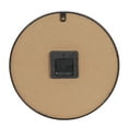 thumbnail image 6 of DecMode 14" Black Metal Fluted Frame Wall Clock, 6 of 8