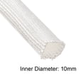 thumbnail image 4 of Uxcell High TEMP Fiberglass Sleeve Insulation Cable Protectors 9.8Ft 10mm / 0.39"  White, 4 of 5