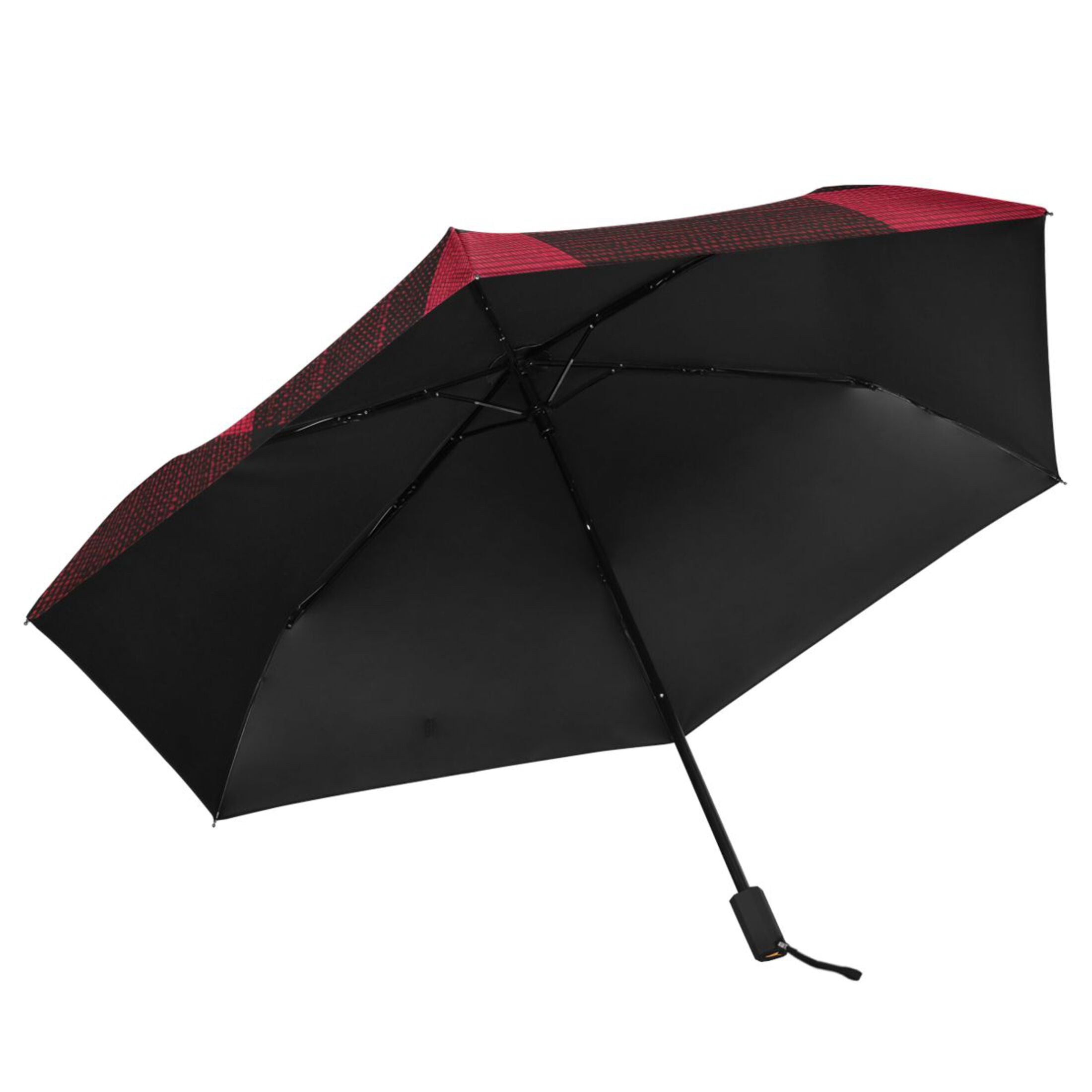 ALAZA Checkered Grid-b3 UPF 50+ Compact Folding Umbrella for Rain Travel Umbrella Packable