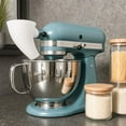 thumbnail image 6 of Easy-Pour Flour Funnel Attachment for Stand Mixers, Anti-Splash No-Mess Baking Accessory, Compatible with Tilt-Head 4.5 to 5 Quart Models, Dishwasher Safe White Kitchen Tool, 6 of 7
