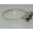 thumbnail image 5 of LBG 925 Sterling Silver Sapphire ring Womens Anniversary Ring - Size 11.75, 5 of 6