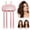 Pink, variant on Portable Heated Root Volumizer Hair Clip,Wireless Heated Volumizing Root Lift Clip,Rechargeable Crown Lifting Styler For Flat Fine Hair, Travel Hair Styling Tool