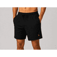 thumbnail image 4 of Men’s Lounge Pajama Shorts Lightweight Cotton Drawstring Sleep Shorts with Pockets - 1-Pack, 4 of 8