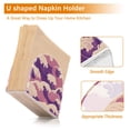 thumbnail image 5 of Yayeee Napkin Holder for Table Set of 2 Kitchen Paper Tissue Organization, Purple Wave Pattern, 5 of 8