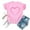 Pink, variant on Jacenvly Women'S Valentine'S Day Gift Tops Short Sleeve T Shirts Heart Pattern Crewneck Loose Fashion Women'S Valentine'S Day Love Printed Short Sleeved T-Shirt Top Black