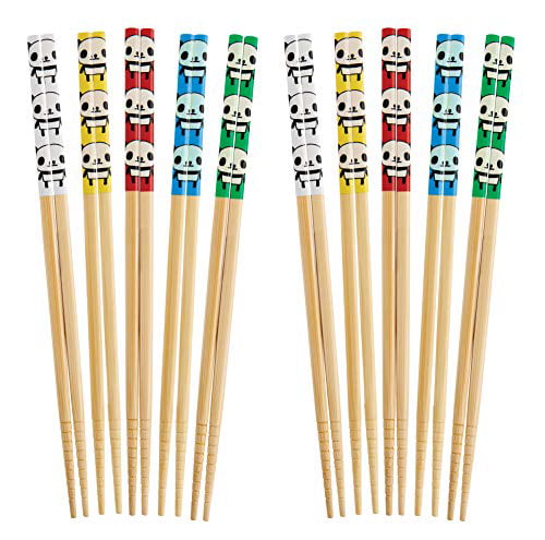 Chopsticks1 pairRed lacquered BambooCranes design 