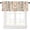 Style, variant on William Morris Kitchen Valance Curtain,Boho Retro Bird Elegant Animal Printed Small Window Treatments for Kitchen Living Room Bathroom Cafe Decor Rod Pocket Vintage Valances 54x18 Inch, 1 Panel